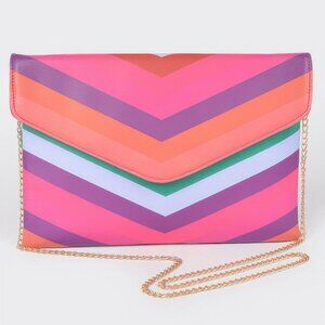 Multi Color Envelope Clutch